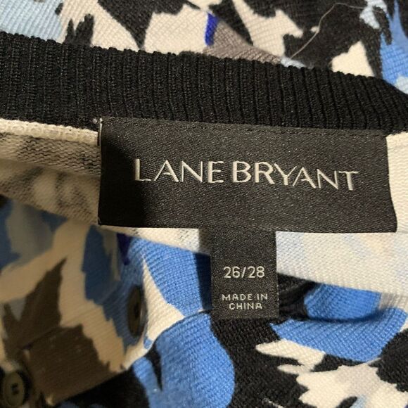 Lane Bryant Womens Plus Size 26 28 Multicolor Floral Print Button Cardigan - Picture 5 of 7